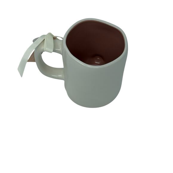 Rae Dunn Easter 2025 Hip Hop Bunny Tail White Pink Ceramic Mug Farmhouse Rustic - Picture 8 of 10